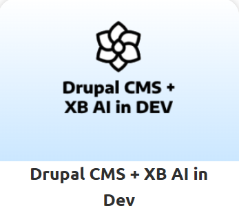 A Test environment to try out Drupal CMS + XB AI in Dev. It combines Drupal CMS with the Dev version of Experience Builder and its AI Agents. It provides $1 dollar of free AI credits so try and test building your own pages and components with AI.