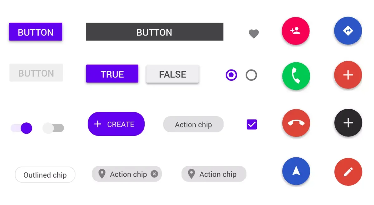 A component-based design system provides reusable building blocks that maintain brand consistency.