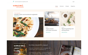 Umami food magazine screen shot
