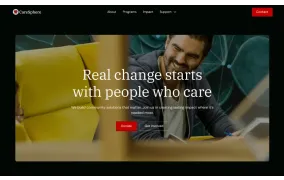CareSphere site template screen shot