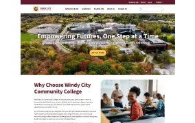 Provus EDU site template screen shot