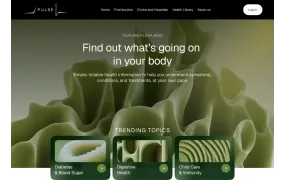 Pulse site template screen shot