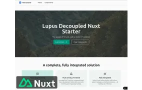 Nuxt Starter site template