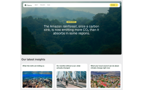 Haven site template screen shot