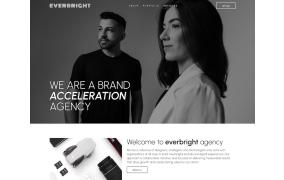 Screen shot of the Everbright site template.